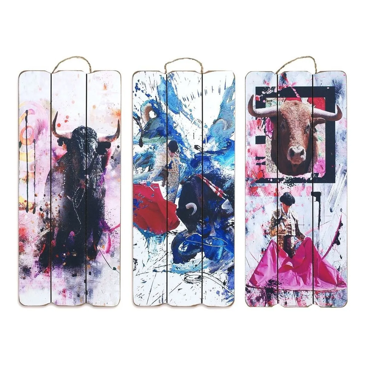 Adorno Pared Toros  3U