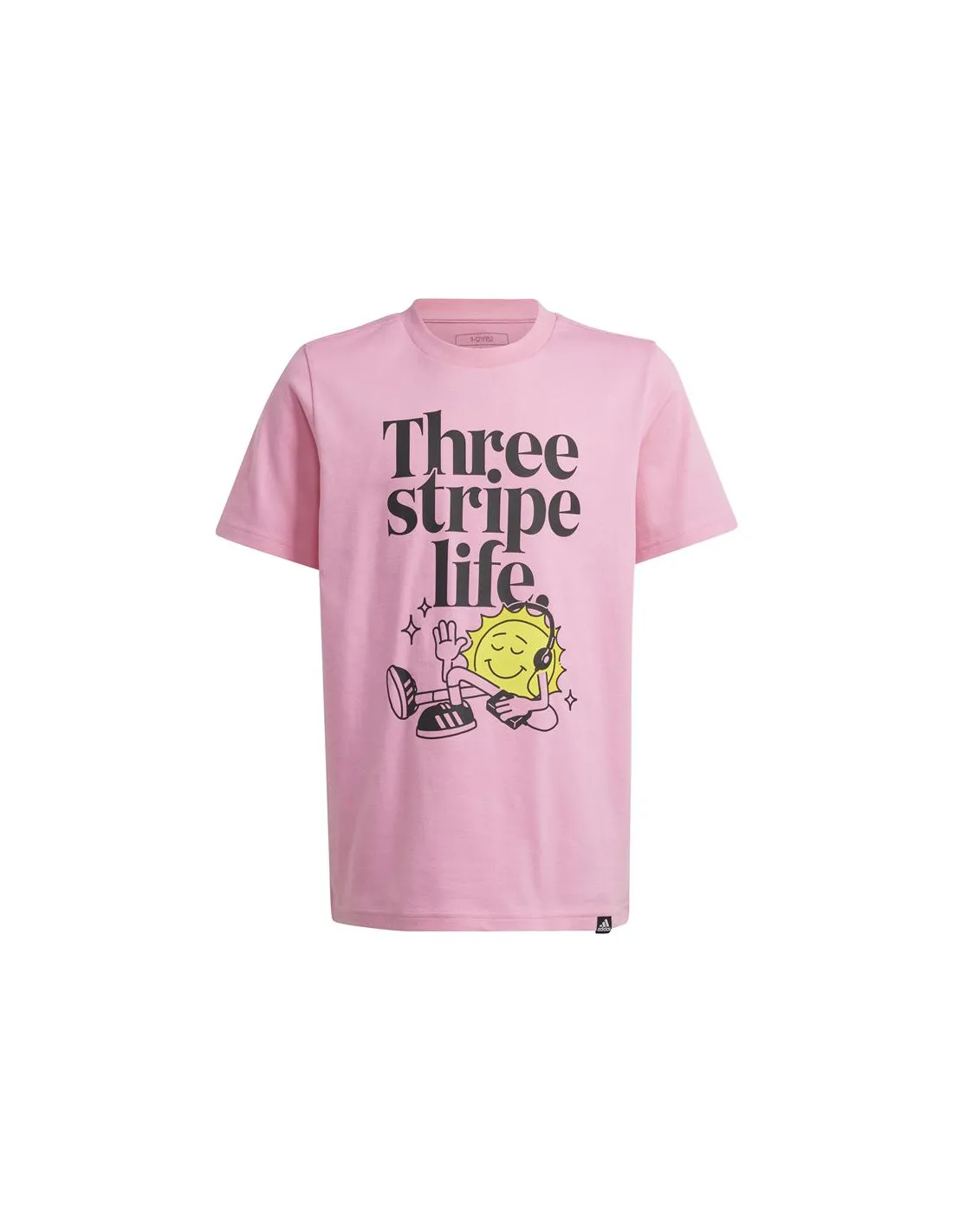 Camiseta adidas Positivity Table Graphic Infantil Rosa