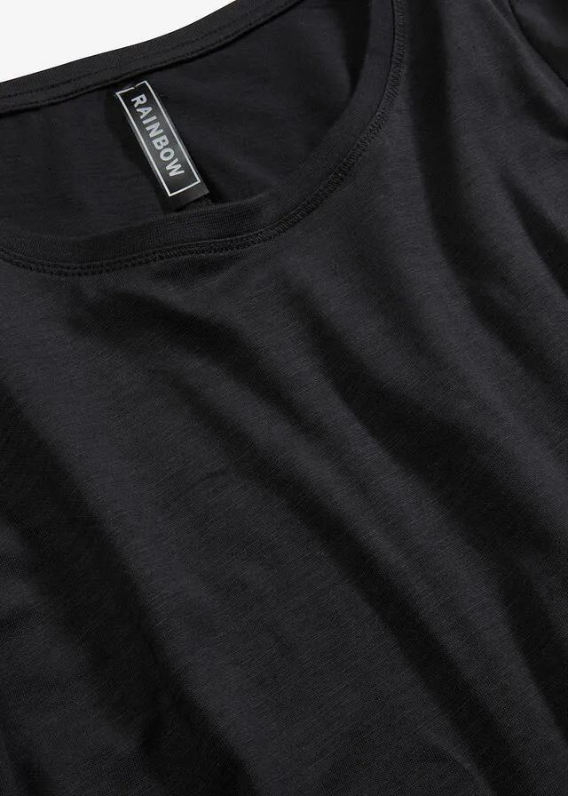 Camiseta de manga larga Negro