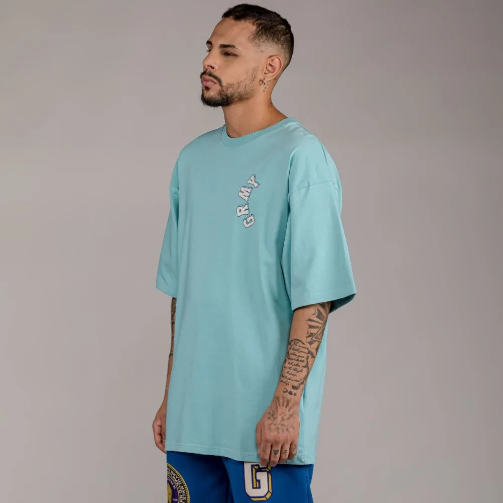 CAMISETA GRIMEY HIVE HEAVYWEIGHT  BLUE | FALL 22 