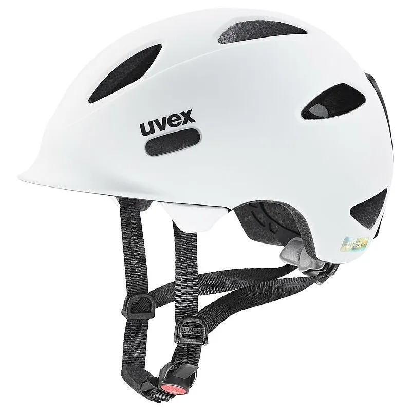 Casco bicicleta Uvex JUNIOR OYO (Blanco negro mate) niño
