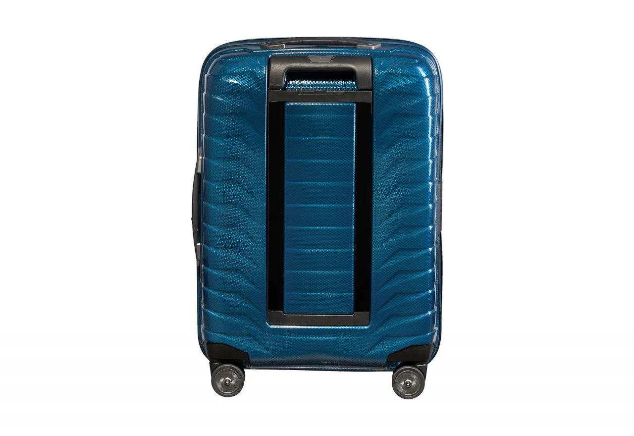 Maleta De Cabina Azul Con Puerto Usb y Ruedas