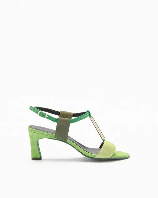 Sandalias de tacón alto Daniele Ancarani PUFF Verde