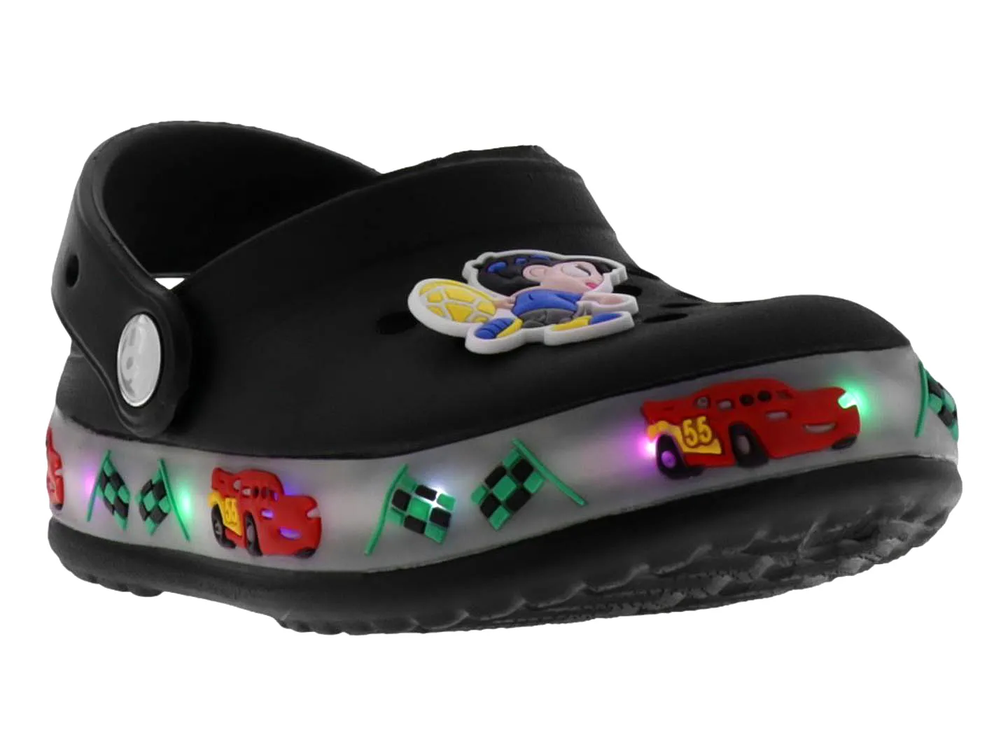 Sandalias Eva Moda 706 Negro Para Niño