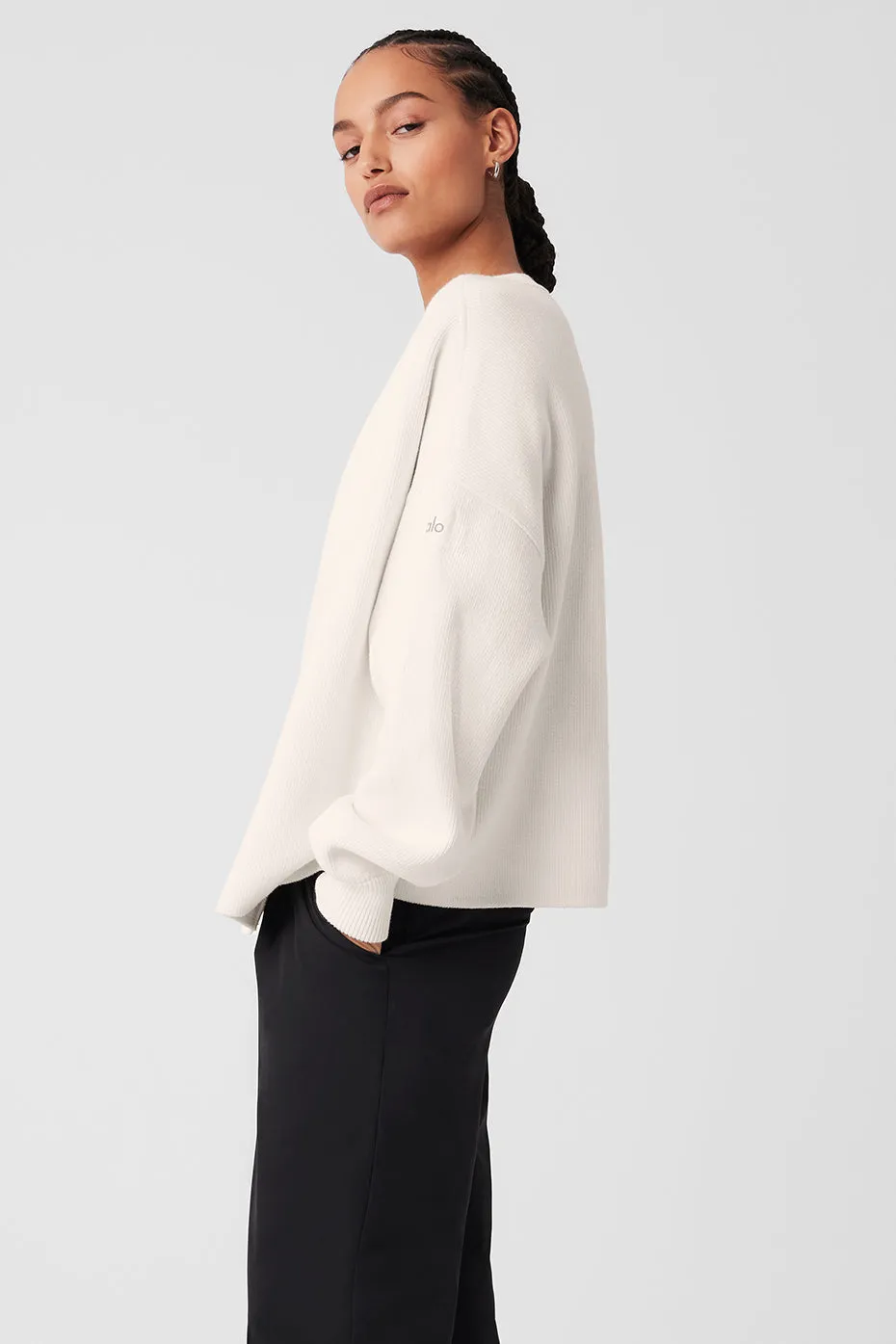 SCHOLAR CARDIGAN SWEATER  IVORY