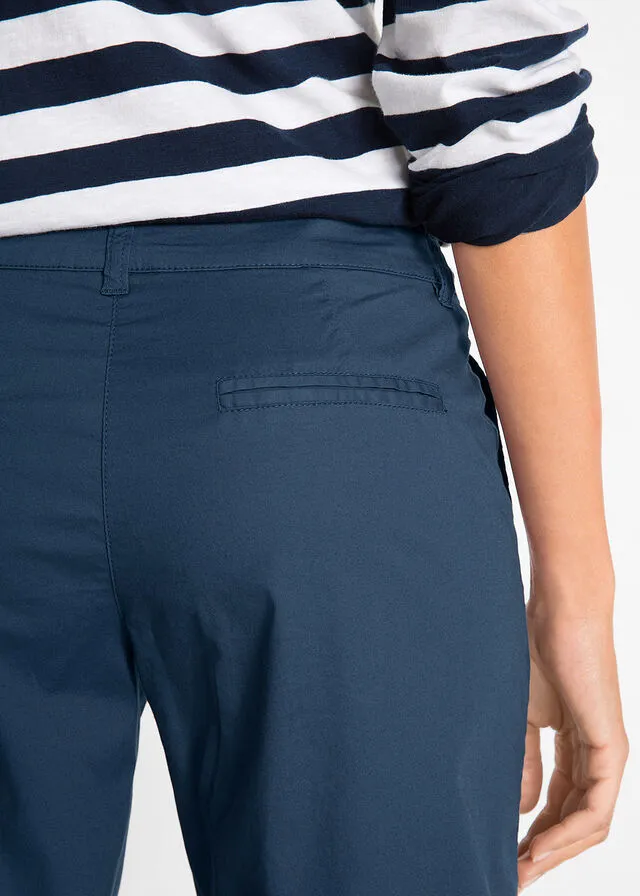 Short de algodón verano Azul marino