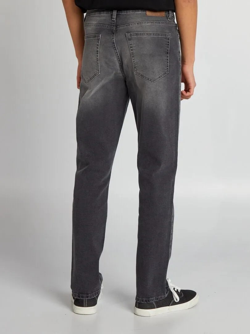 VAQUERO SLIM CON 5 BOLSILLOS  GRIS